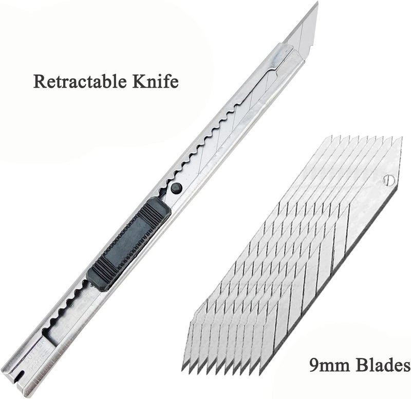 CARTINTS Car Wrapping Vinyl Kit Window Tint Film Application Tools with Edge Trimming Squeegee, 9mm Knife, Felt Squeegee - Image 5